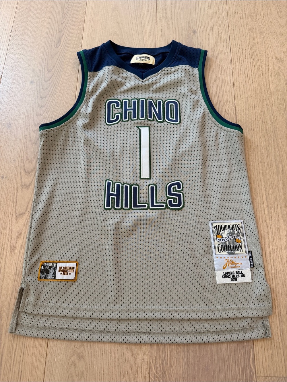 Chino Hills #1 Lamelo Ball Basketball Jersey Youth Large